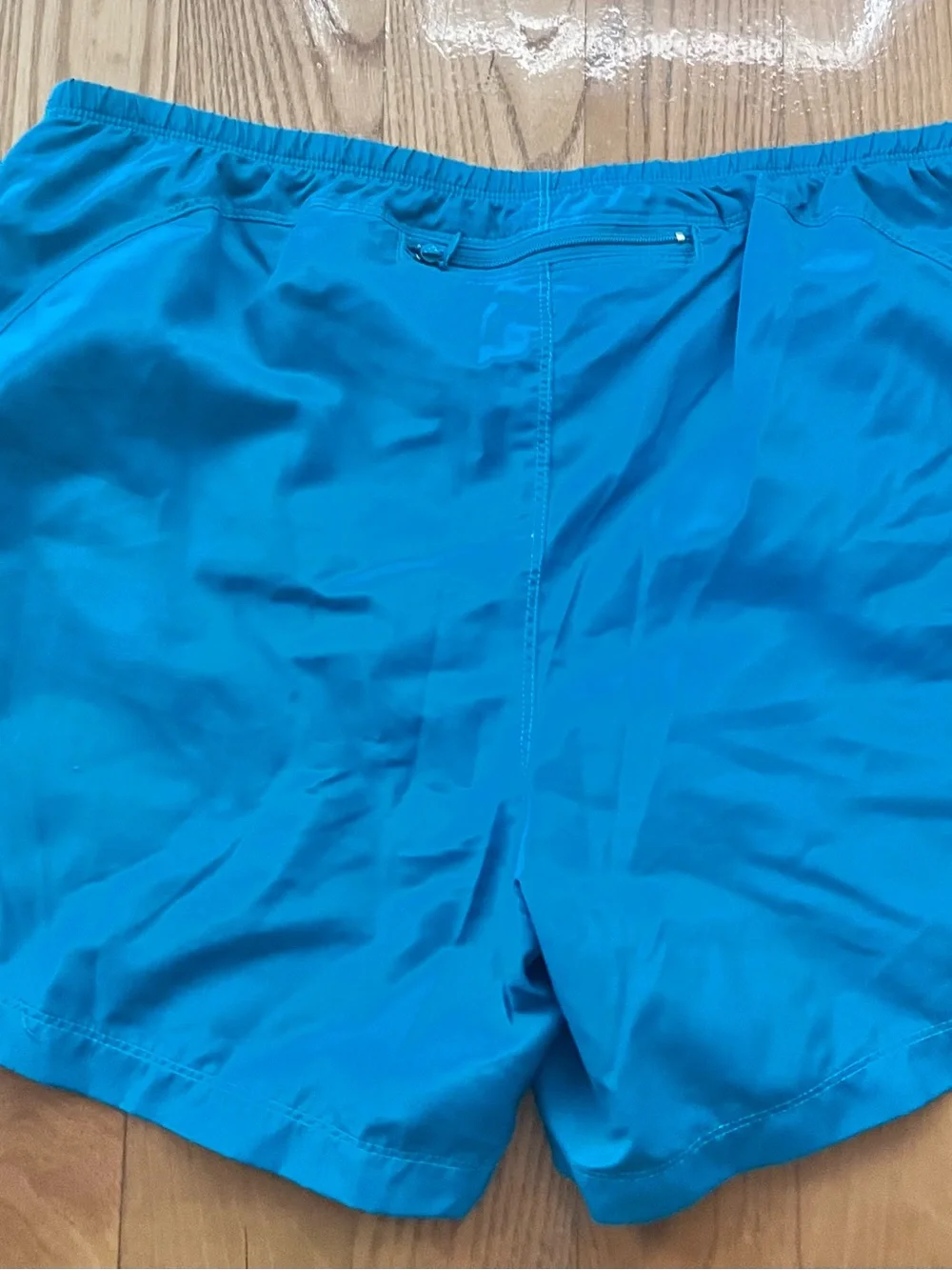 The North Face womens running shorts size medium green